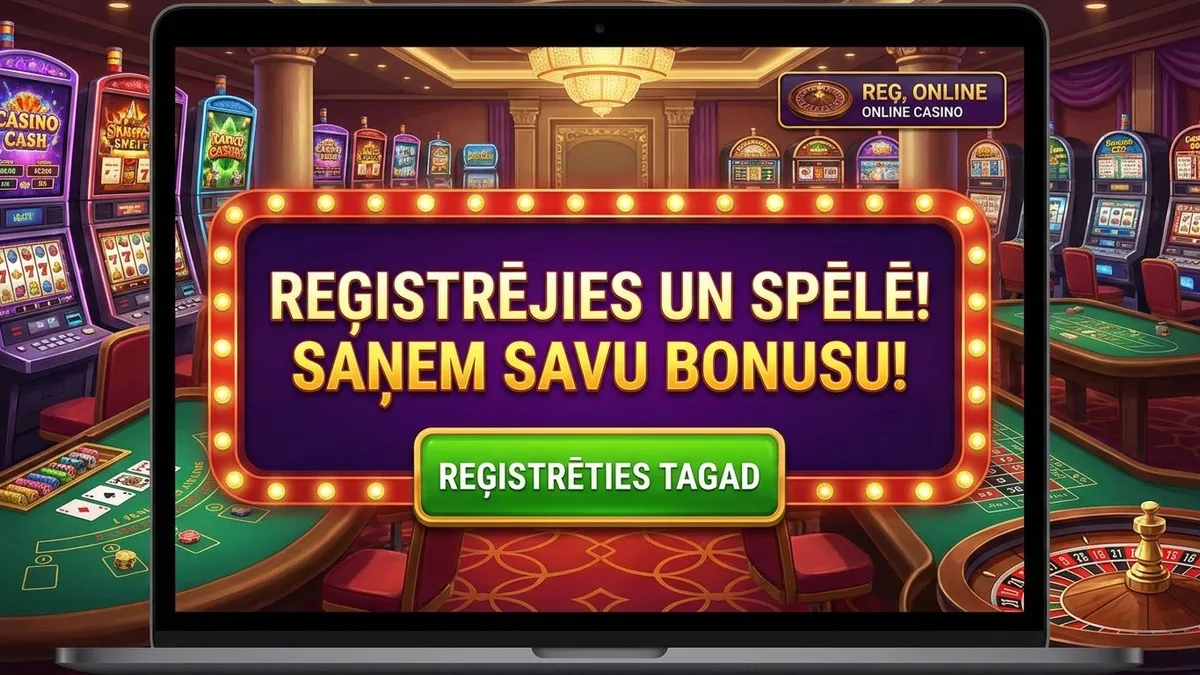 Reģistrācija ar bonusu